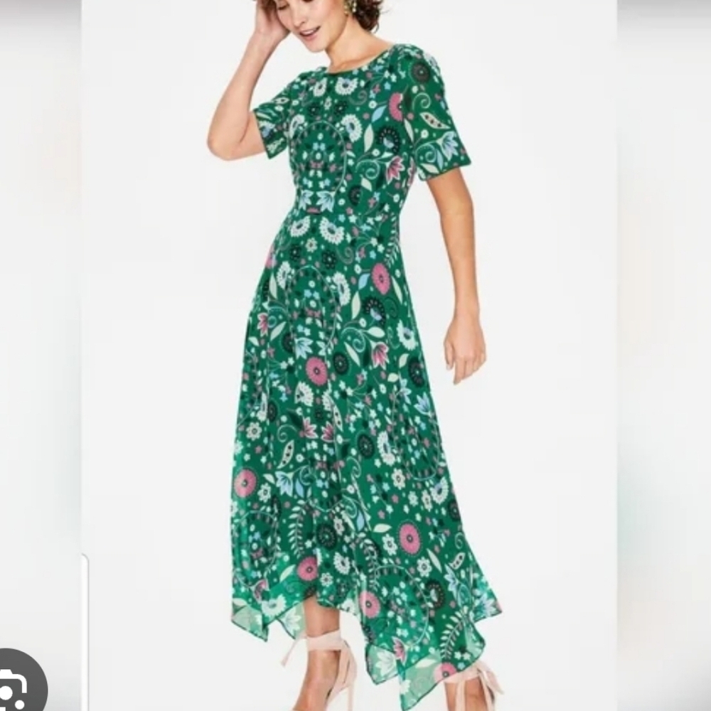 Boden Thelma Floral Midi Dress